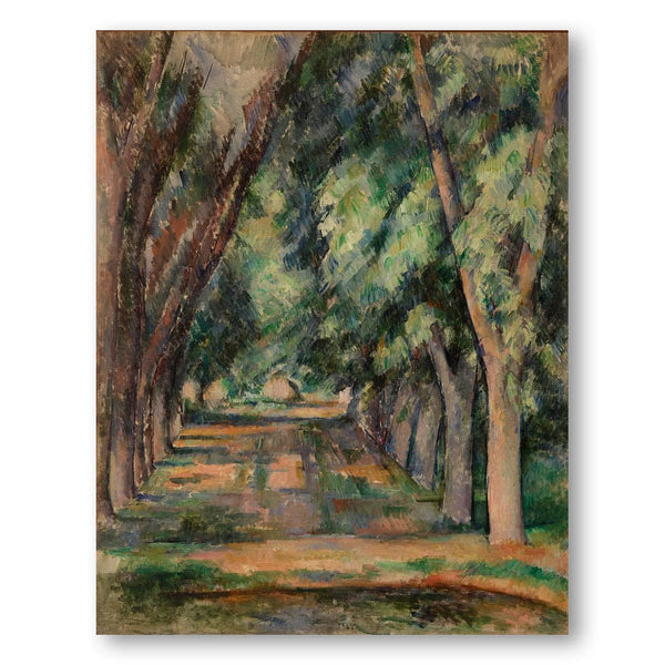 The Allee of Chestnut Trees at the Jas de Bouffan by Paul Cezanne Art Print