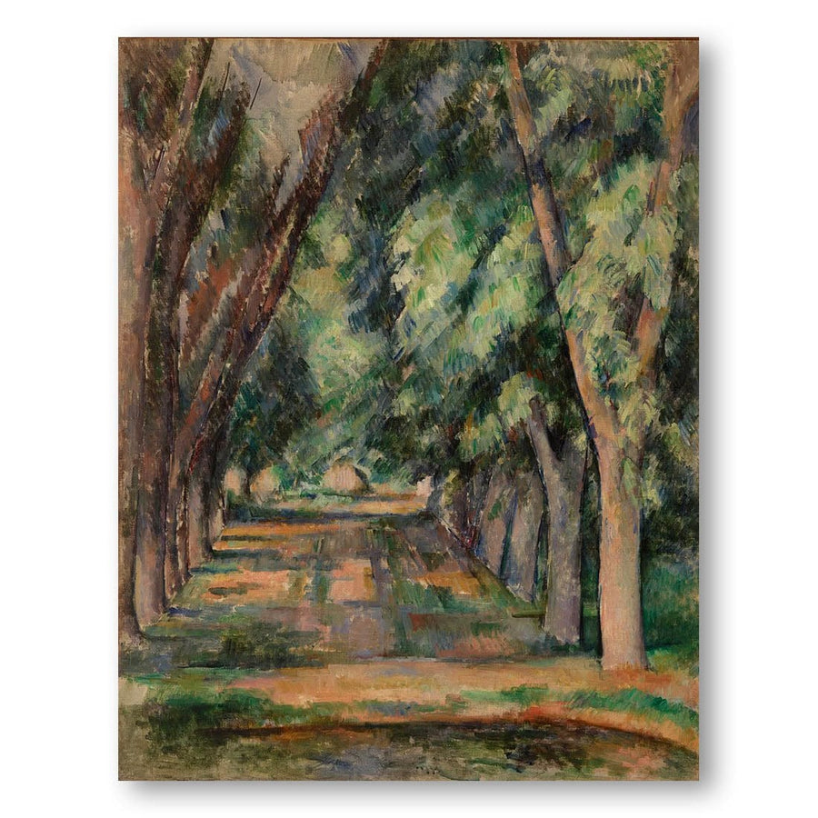 The Allee of Chestnut Trees at the Jas de Bouffan by Paul Cezanne Art Print