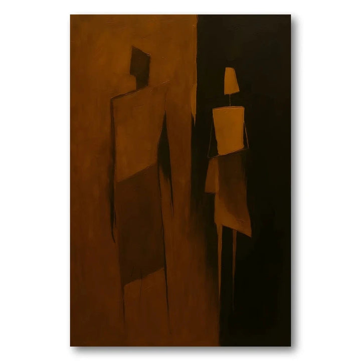 Abstract Silhouettes Art Print
