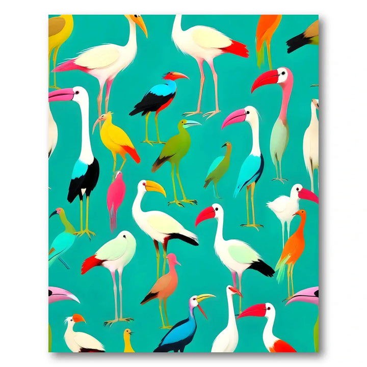 Colorful Bird Serenity Art Print