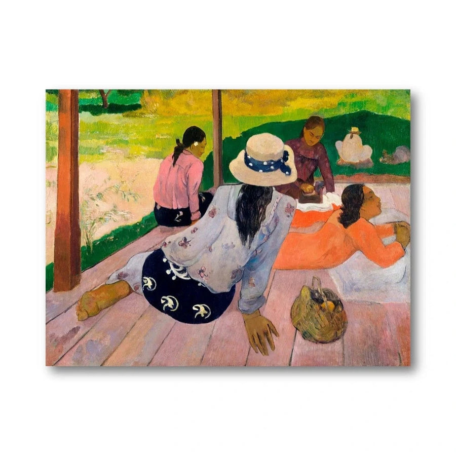 The Siesta by Paul Gauguin Art Print