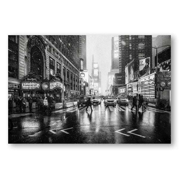 Crossing Times Square Photo Print