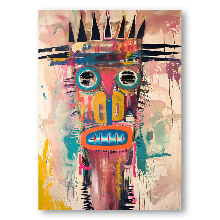 Totem abstract - pop art Art Print