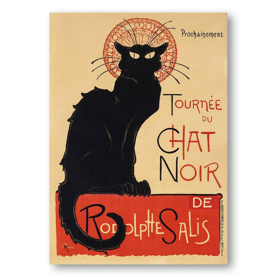 Tournée du Chat Noir by Théophile Alexandre Steinlen Art Print
