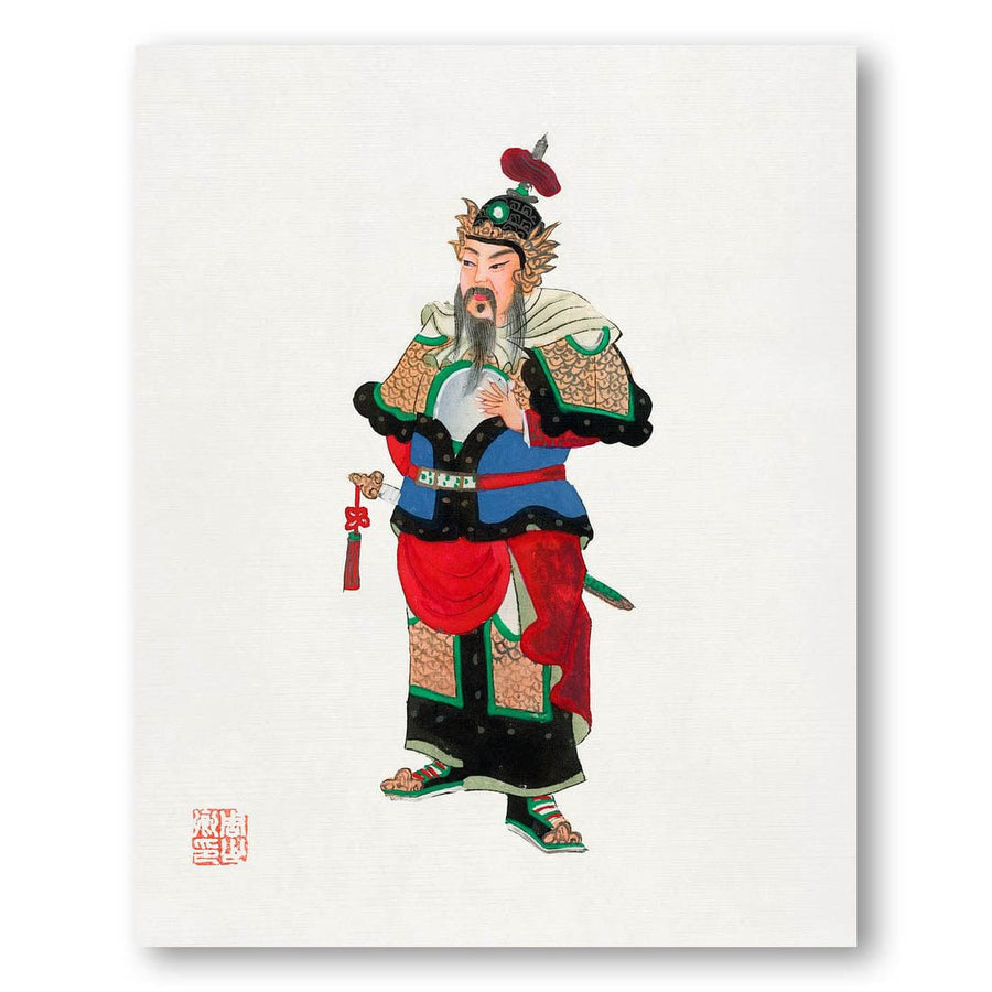 Traditional Chinese Commander Art Print
