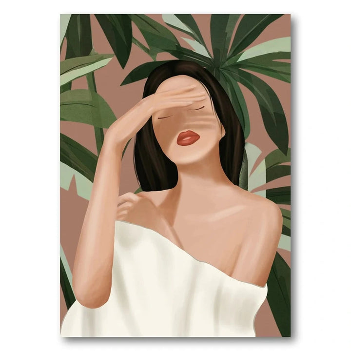 Tranquil Shade Impression Art Print