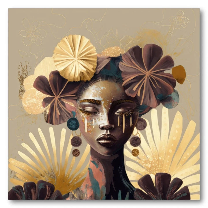 Tribal Bokeh Bella Eve Feminine Art Print