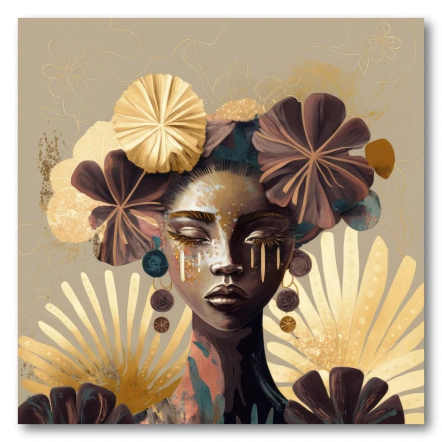 Tribal Bokeh Bella Eve Feminine Art Print