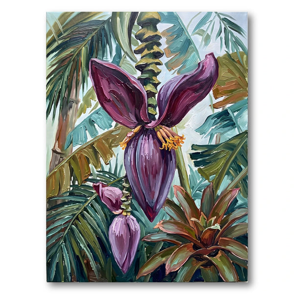 Tropical Banana Bloom Art Print