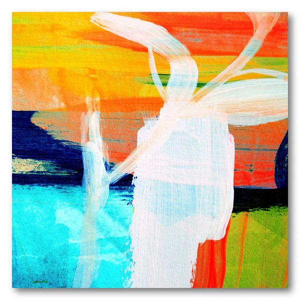 Vibrant Sunset Waves Art Print