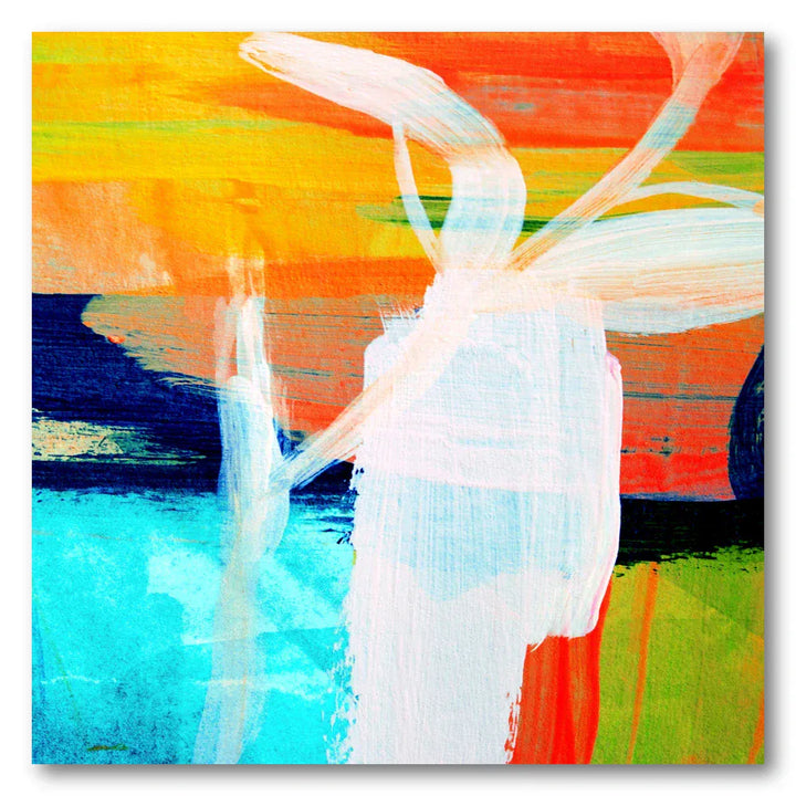 Vibrant Sunset Waves Art Print