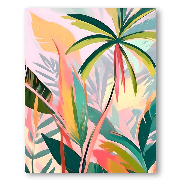 Tropical Foliage Delight Art Print