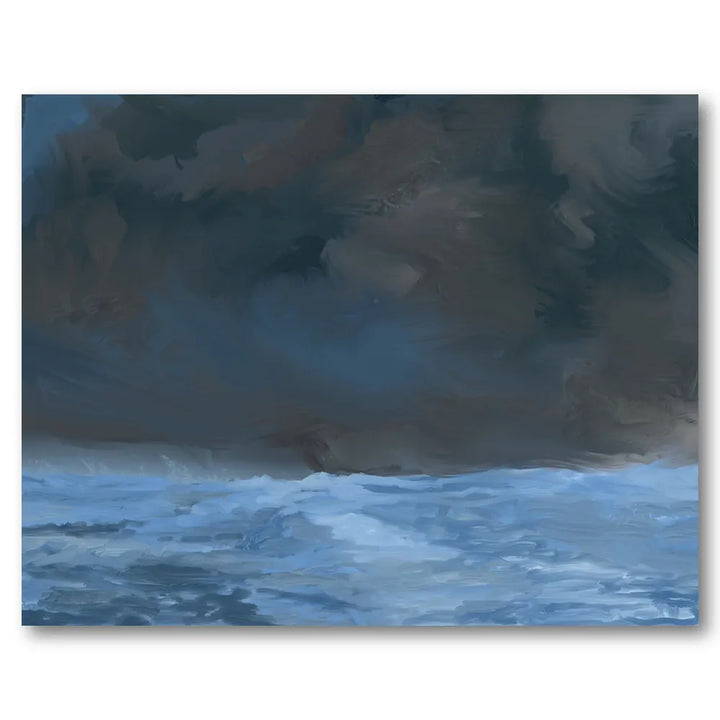 Turbulent Ocean Sky Art Print