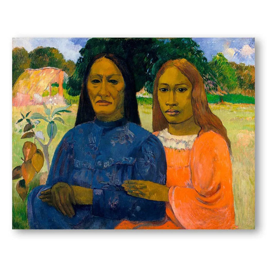 Two Women Art Print By Paul Gauguin