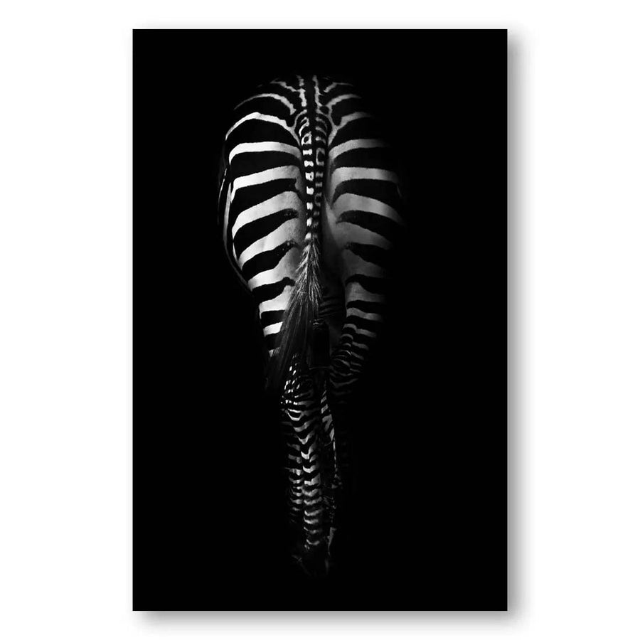 Zebra Noir Photo Print