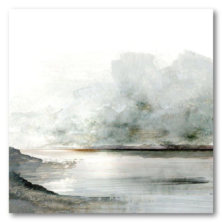 Lakeside Mist Art Print