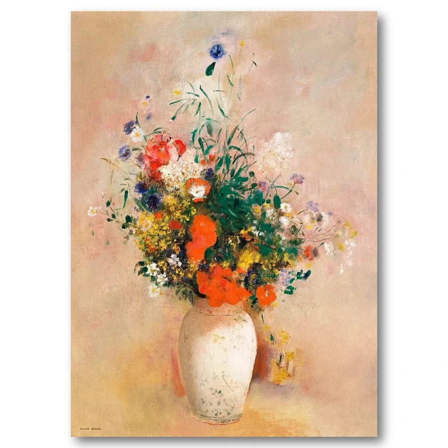Vase Of Flowers Art Print