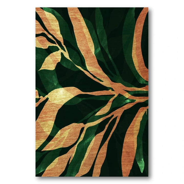 Verdant Gold Trails Art Print