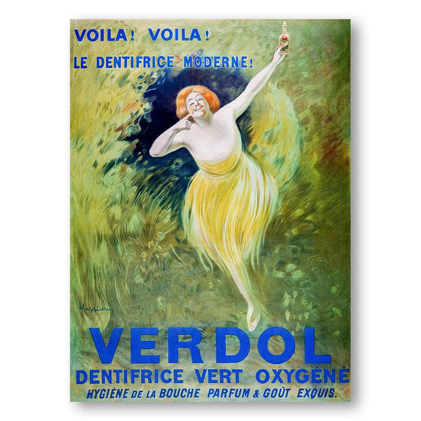 Verdol Oxygenated Green Toothpaste by Leonetto Cappiello Art Print