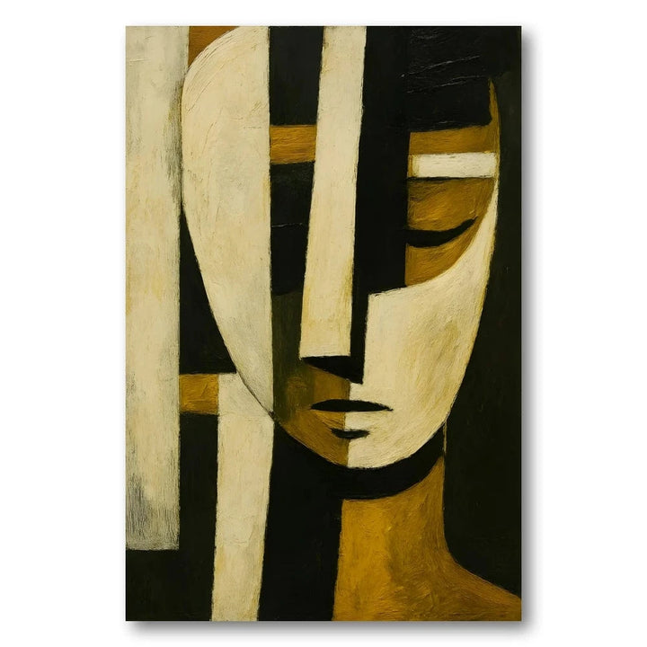 Vertical Silence Expression Art Print