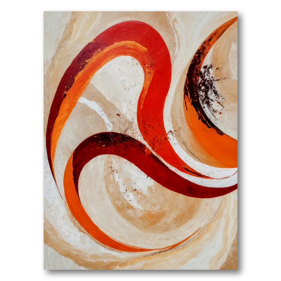 Vibrant Abstract Swirls Art Print