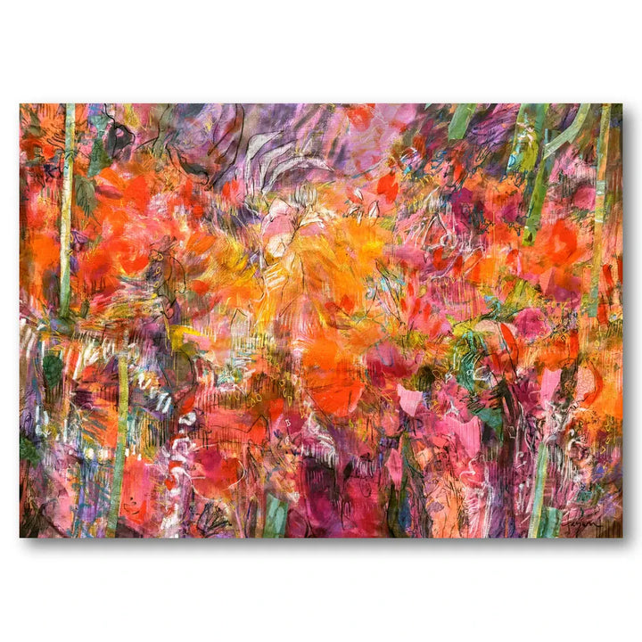 Vibrant Flora Tapestry Art Print