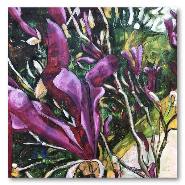 Vibrant Floral Abstract Art Print