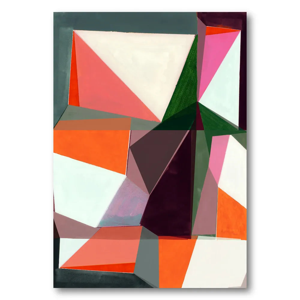 Vibrant Geometric Shapes Art Print