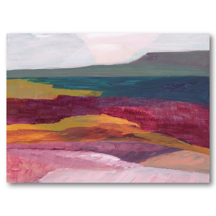 Vibrant Layered Landscape Art Print