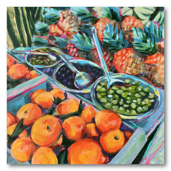 Vibrant Market Produce Art Print