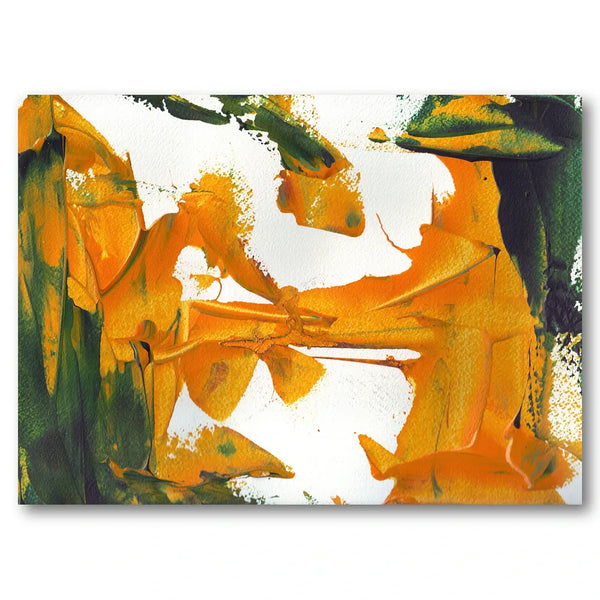 Vibrant Organic Abstract Art Print
