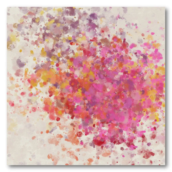 Vibrant Paint Splatter Art Print