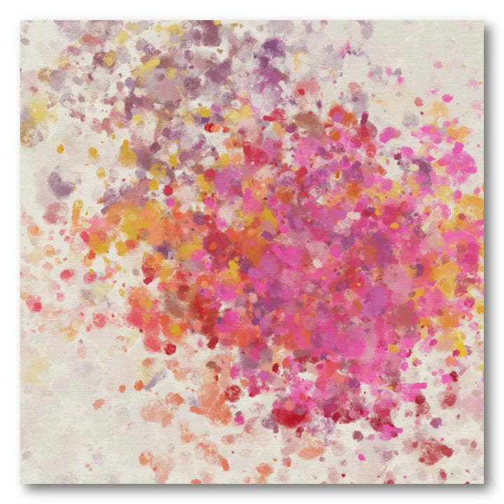 Vibrant Paint Splatter Art Print