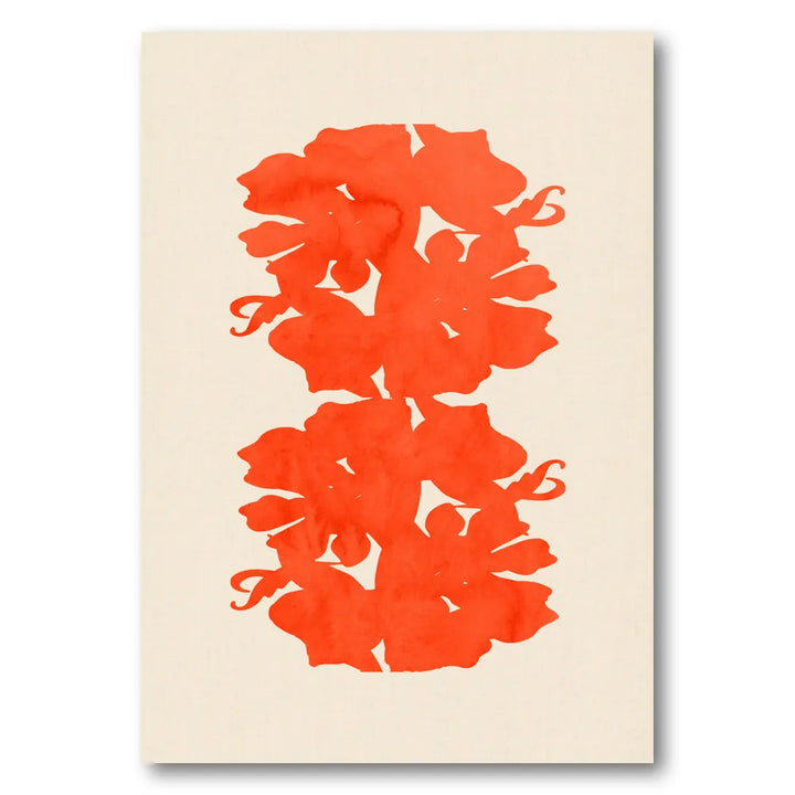 Vibrant Red Blooms Art Print