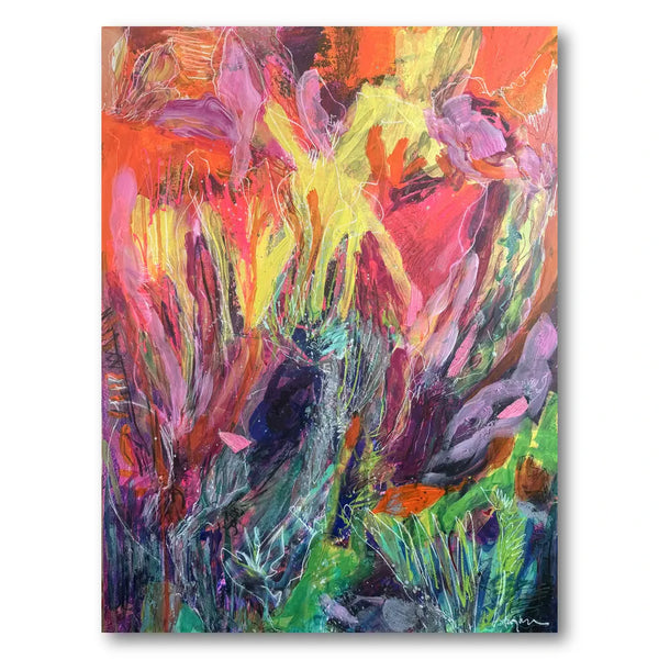 Vibrant Whirlwind Art Print