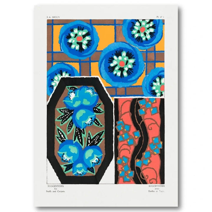 Floral Design by Seguy Art Print
