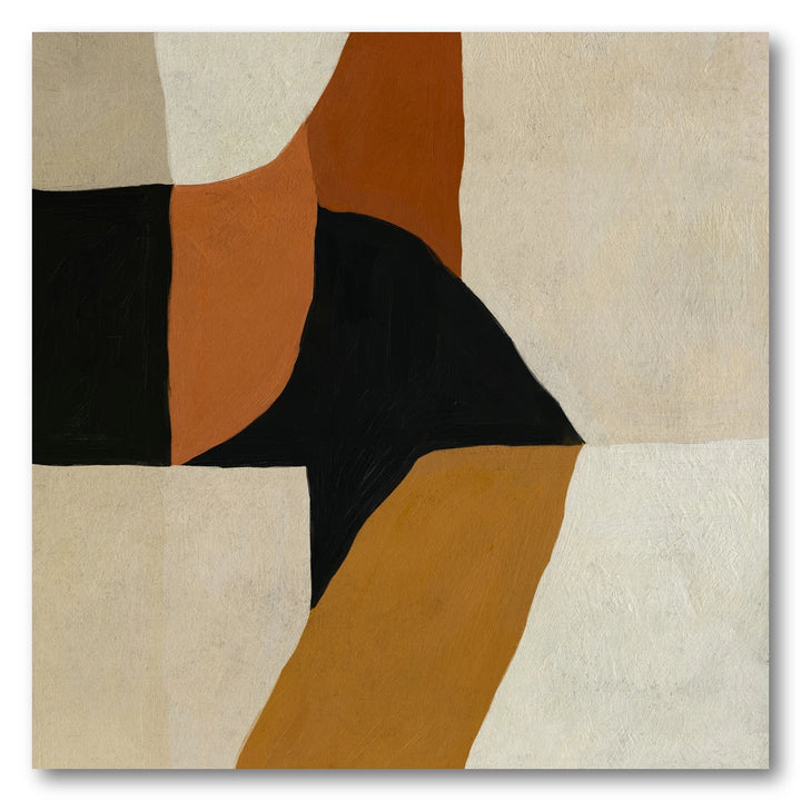 Warm Abstract Forms Art Print