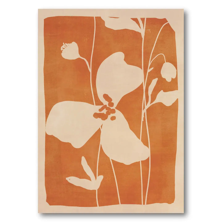 Warm Botanical Blooms Art Print