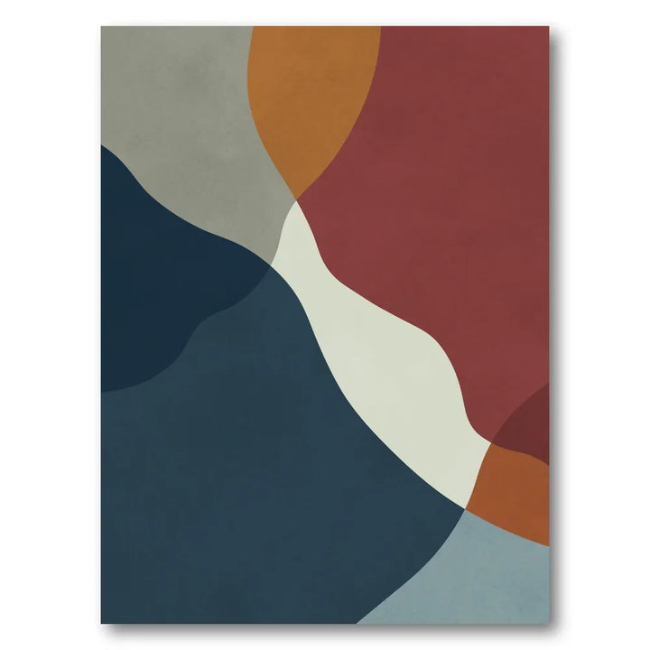 Warm Organic Flow Art Print