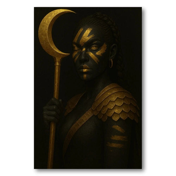 Golden Warrior Art Print