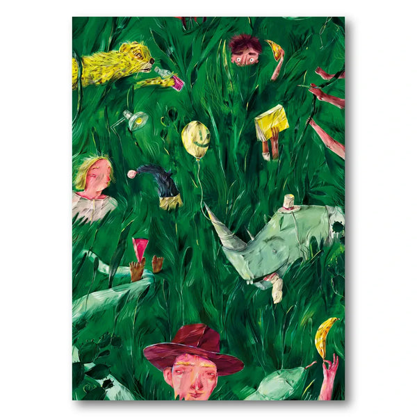Whimsical Jungle World Art Print