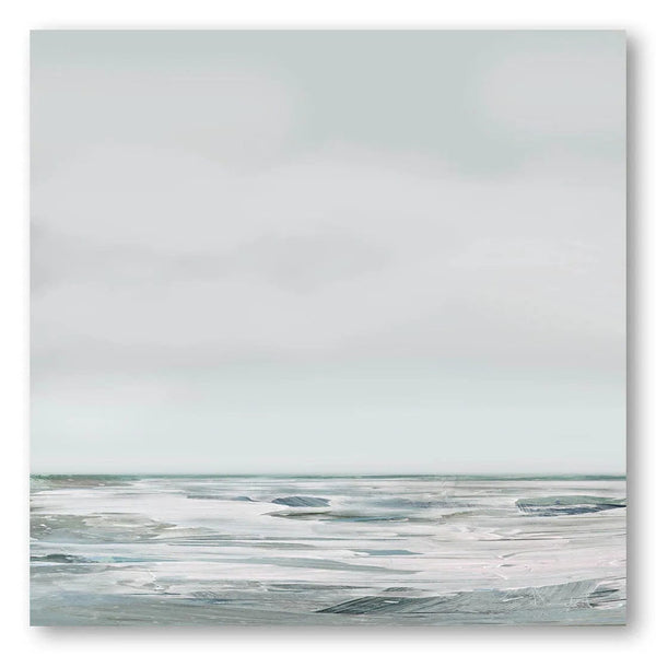 White Day Horizon Art Print
