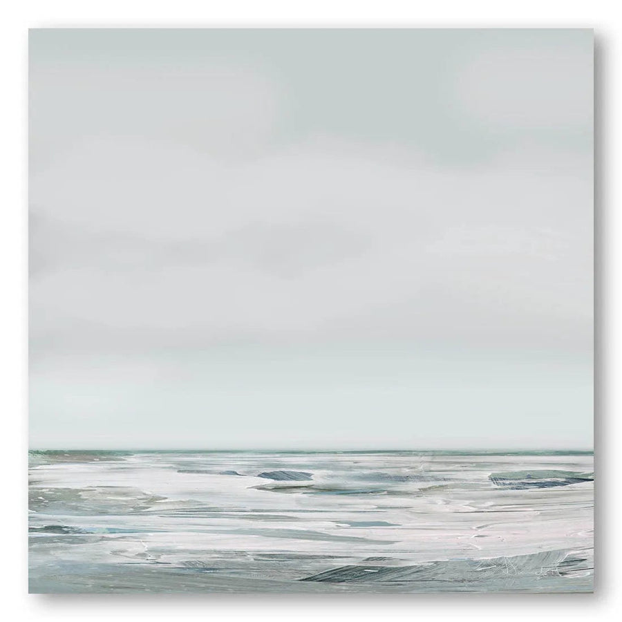 White Day Horizon Art Print