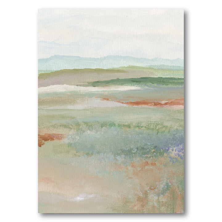 Wild Meadow in Sage and Rust Art Print