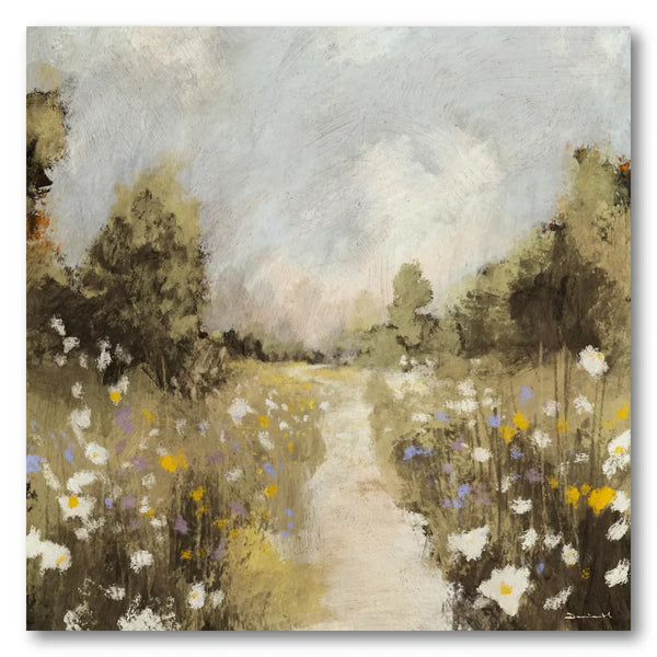 Wildflower Meadow Path Art Print