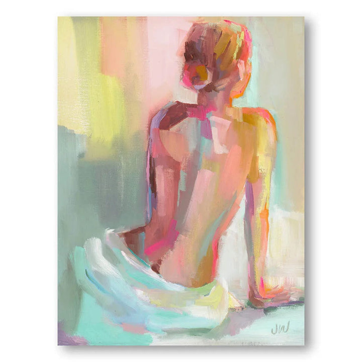 Serene Back Pose Art Print