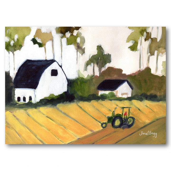 Working the Farm Fields Art Print