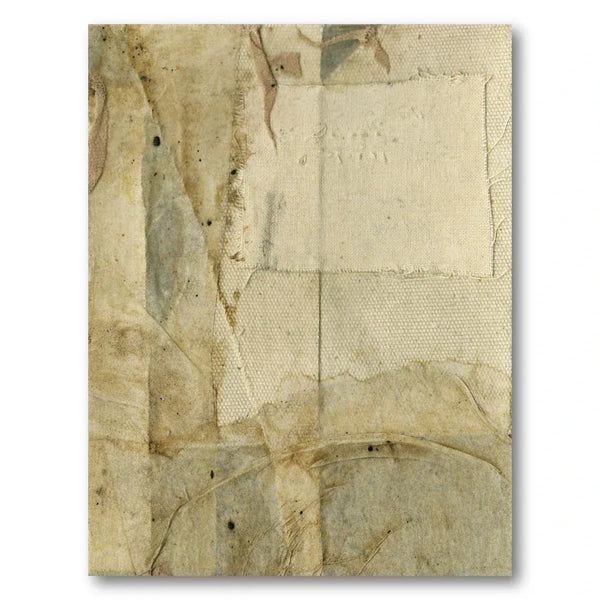 Worn Canvas Collage Art Print