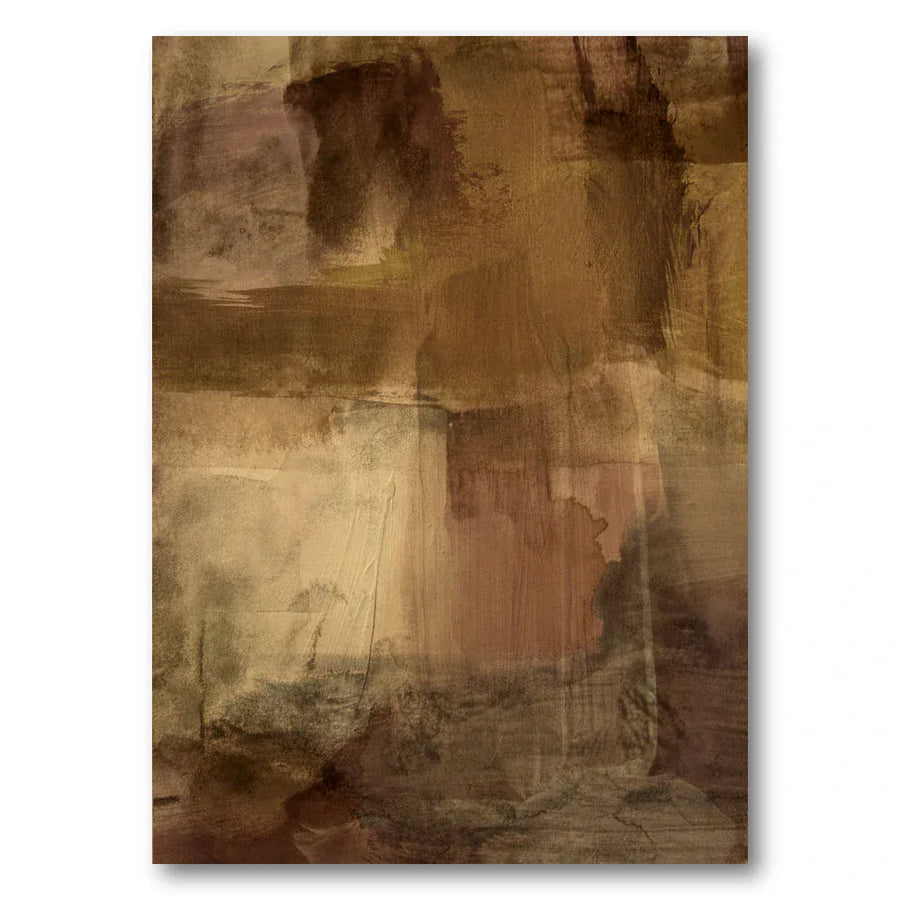 Earthy Tones Abstract Art Print