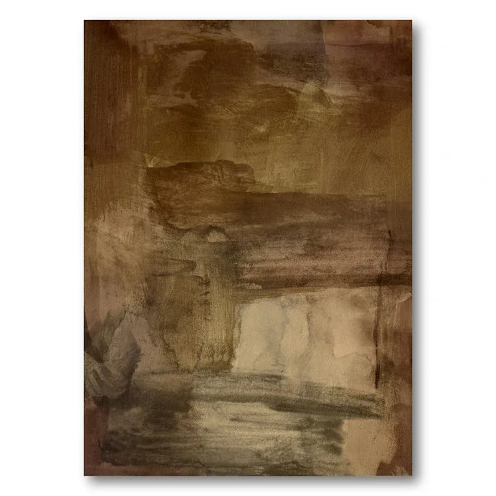 Earthy Tranquility Abstract Art Print